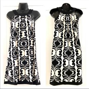 🍒2/$30-B.Smart Black & White Dress